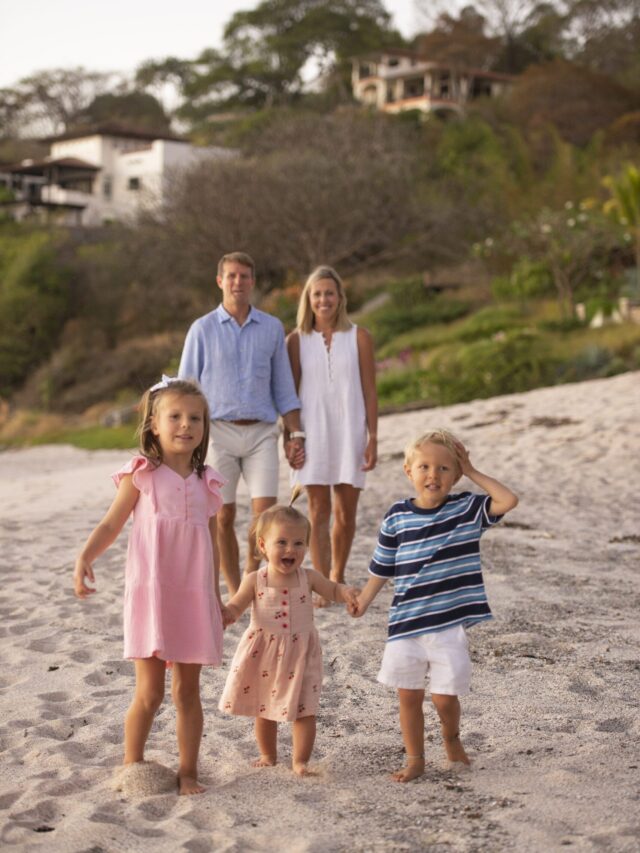 Family portraits at Rancho Santana