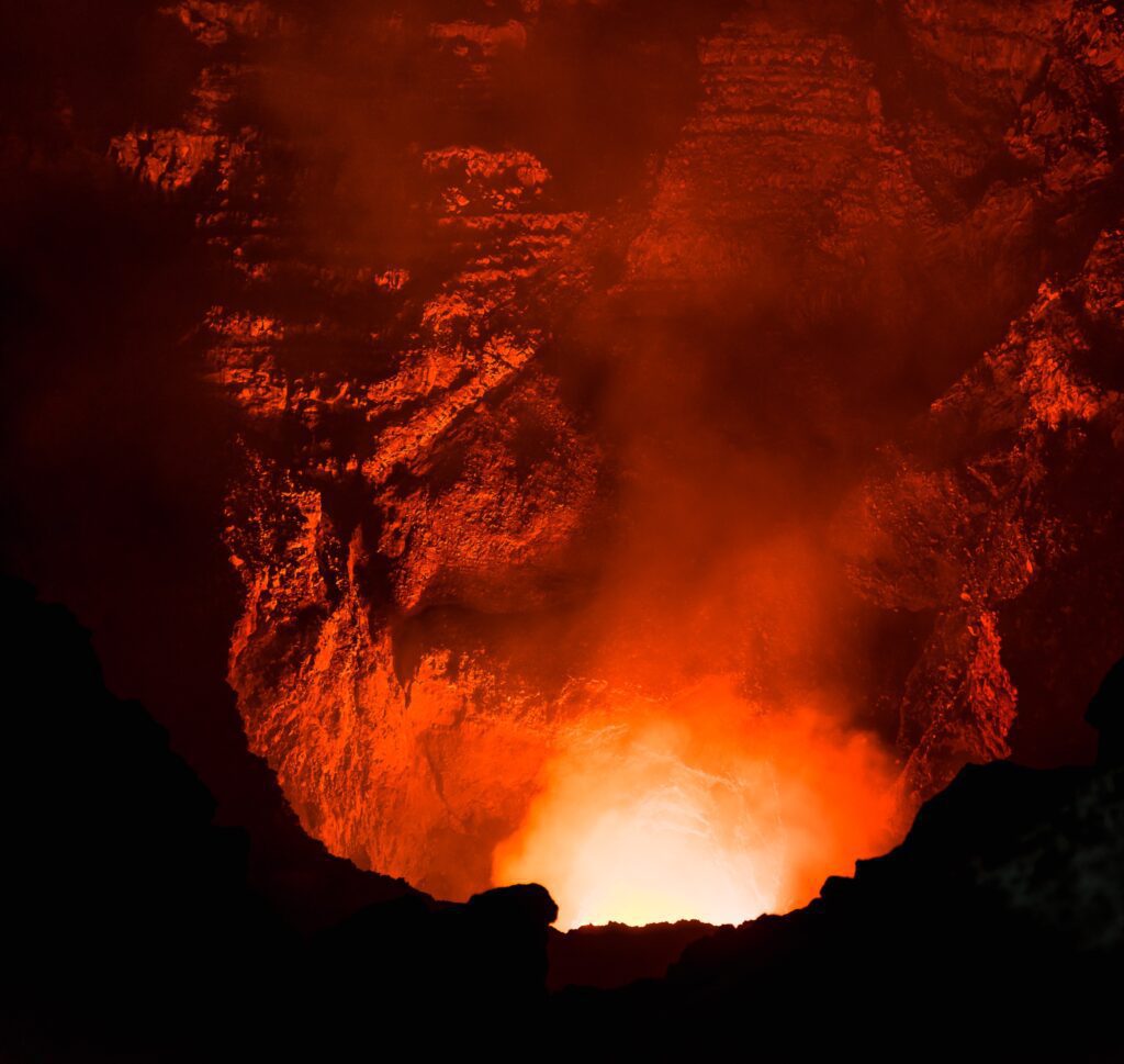 view of masaya volcano at rancho santana