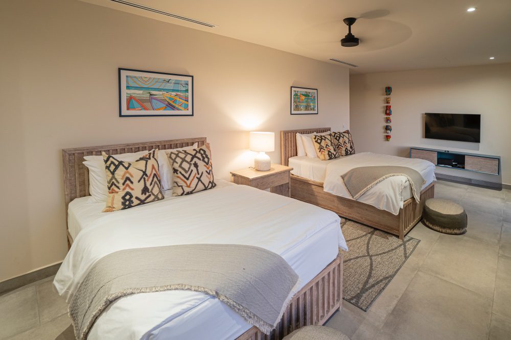 view of the bedroom of the ocean view home - Casa Tuncan in Rancho Santana