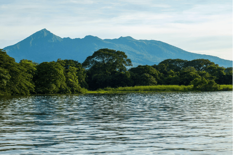 View of Lake Nicaragua, home to fresh water.