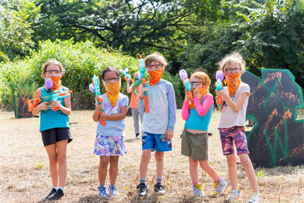 gel blaster event for kids at Rancho Santana