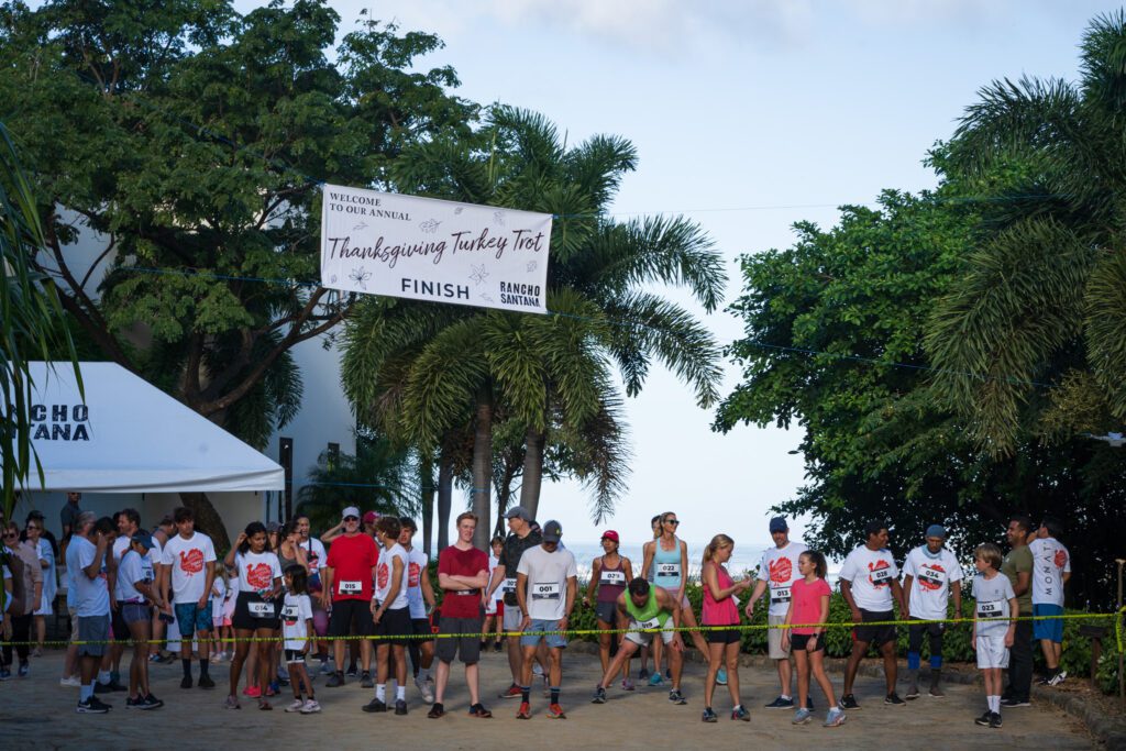 turkey trot experience at Rancho Santana