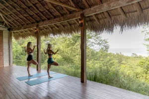 View of the yoga at Rancho Santana