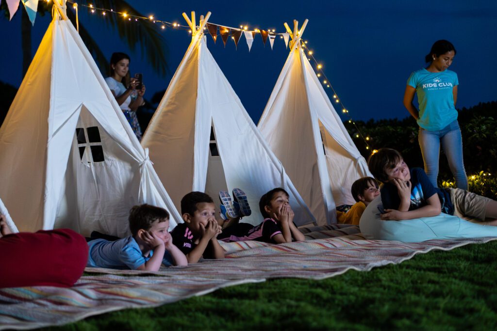 movie night at Rancho Santana