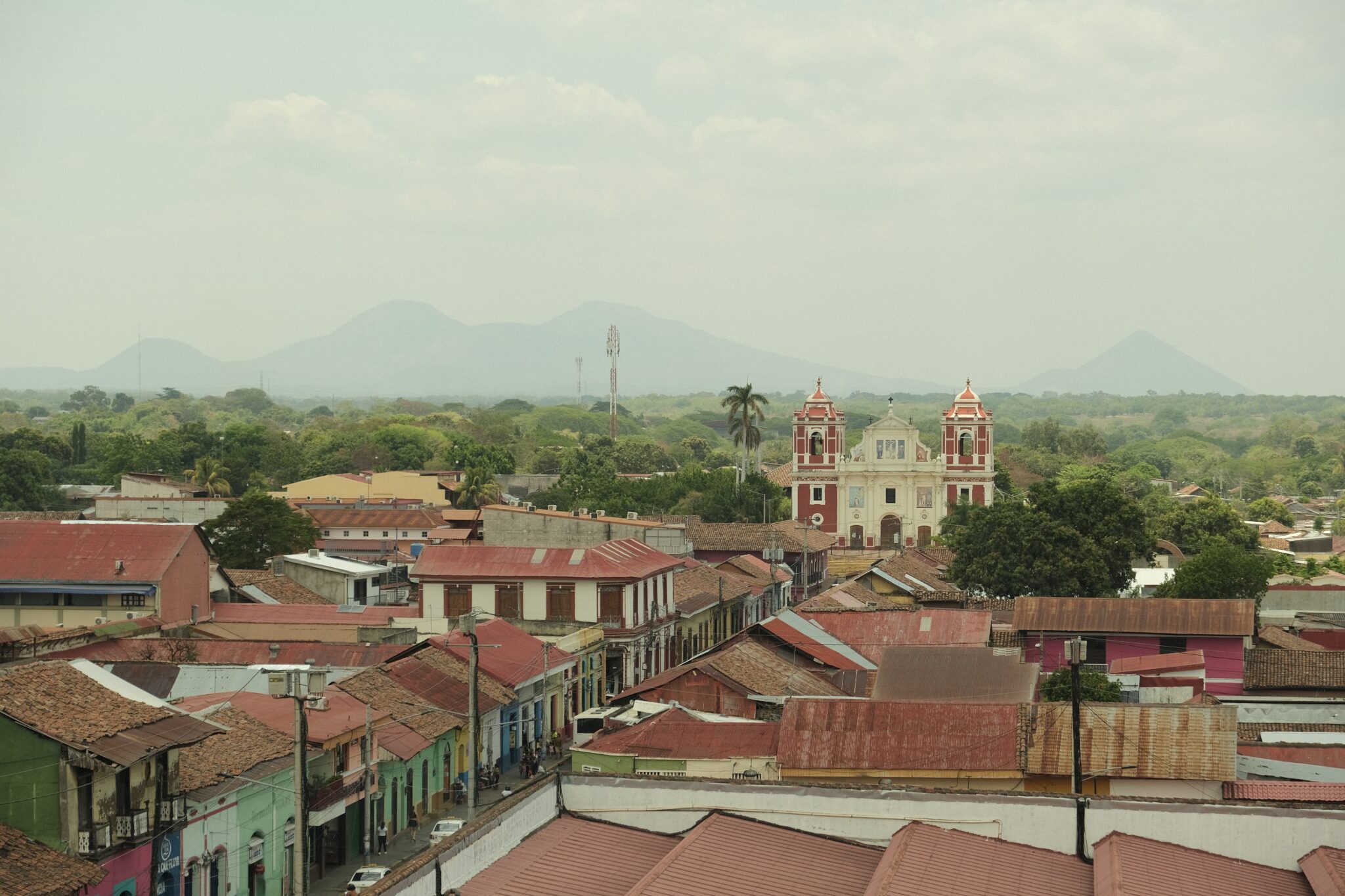 view of the Cathedral Leon Nicaragua