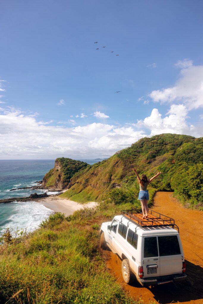 View of the coastline and Duna beach in Rancho Santana